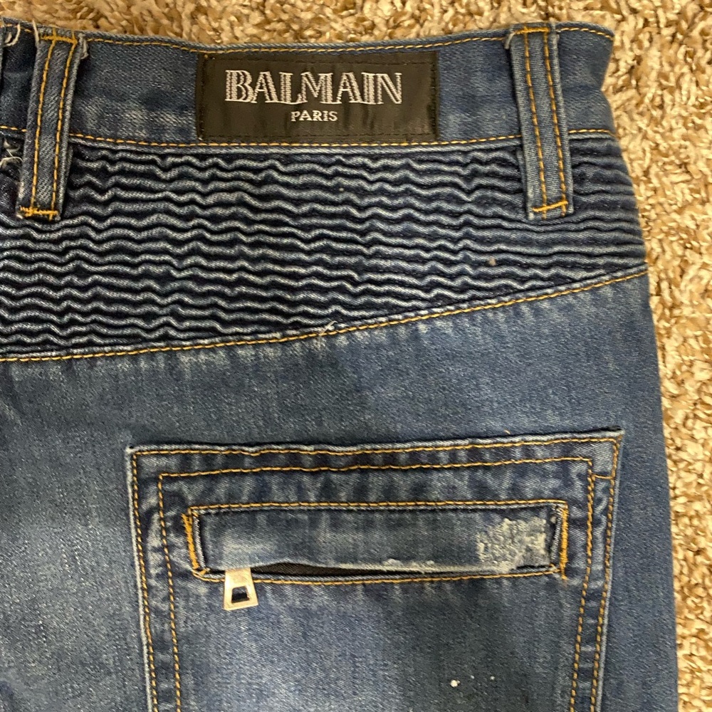 Balmain Moto Men’s Jeans